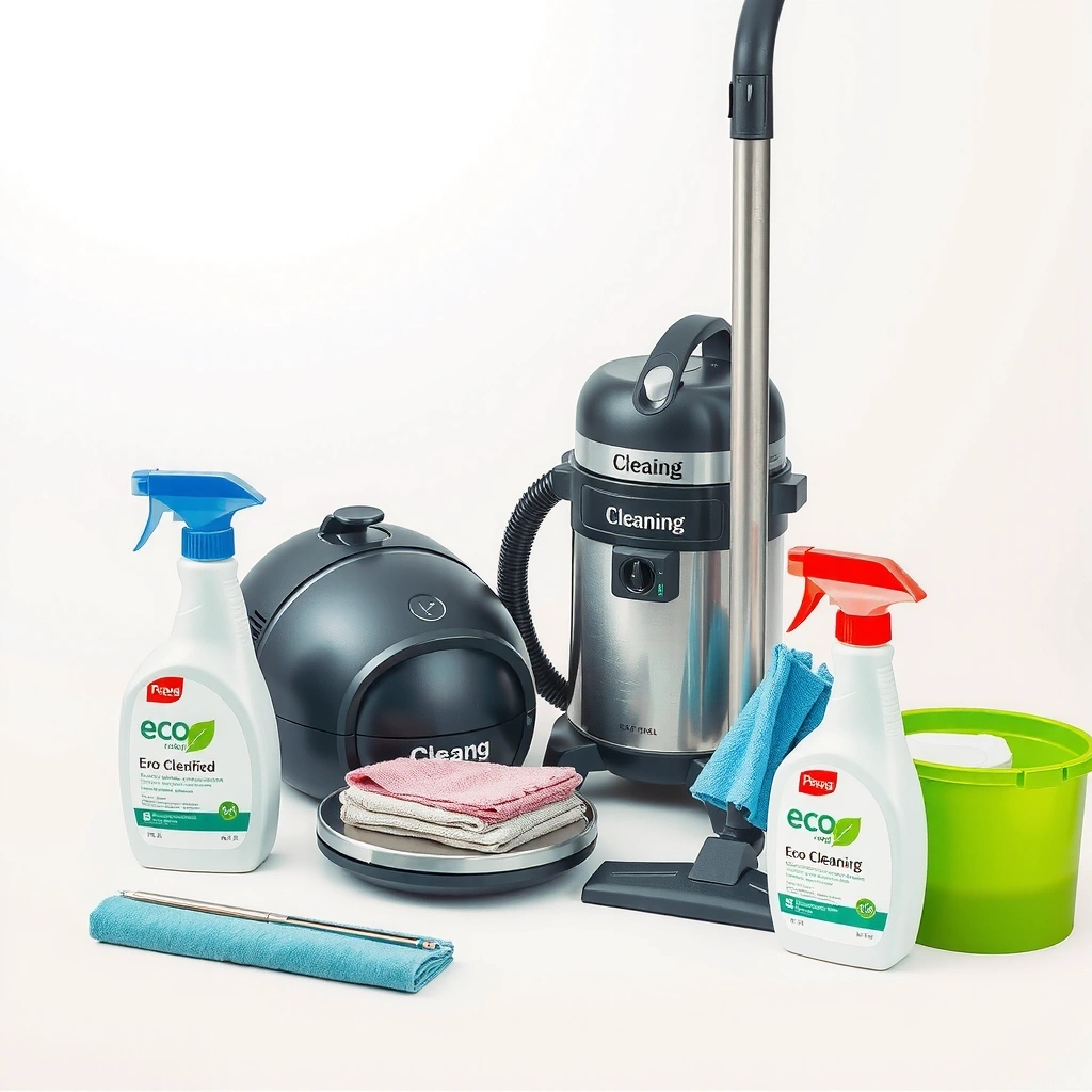 Professional cleaning equipment and eco-friendly products