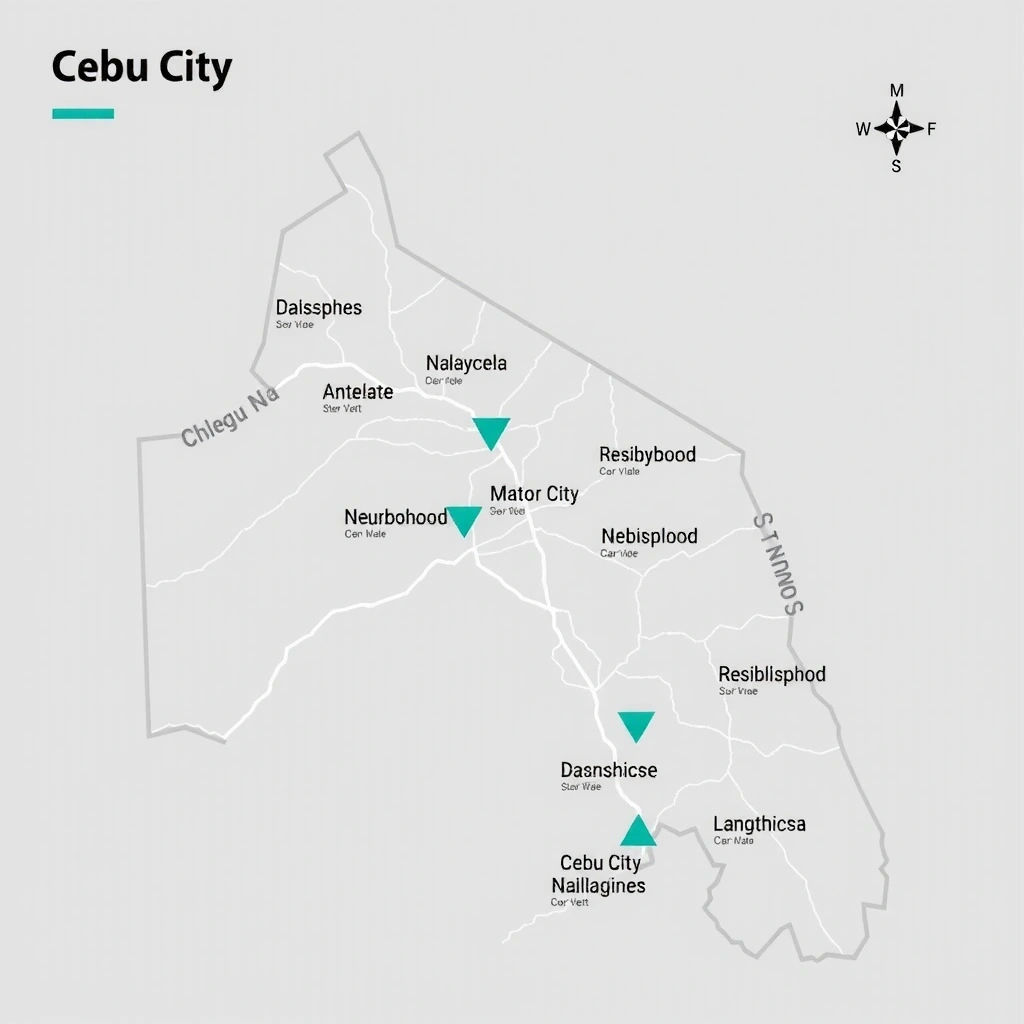 Cebu City service area coverage map